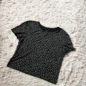 American Eagle Cottage Core Whimsygoth Witchy Crop Top Womens L Classic Basic